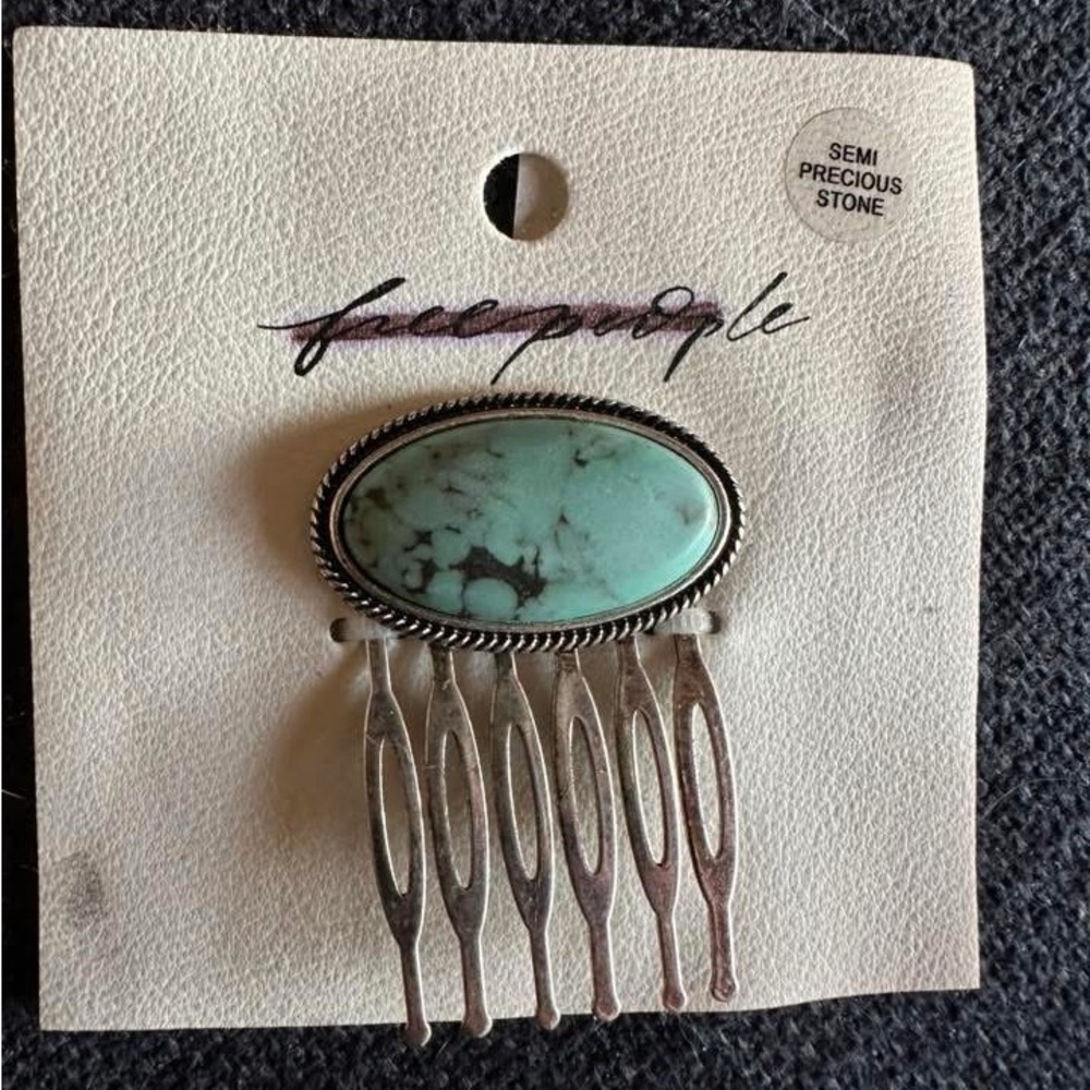 Free People Turquoise Hair comb